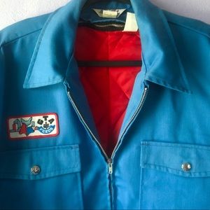 Vintage GTA Feeds jacket with removable liner.